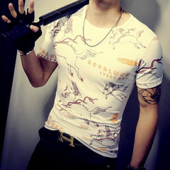 Casual Patchwork Short Sleeve