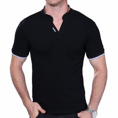 Casual Patchwork Short Sleeve