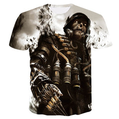 Wolf 3D Print Animal Cool Funny T-Shirt