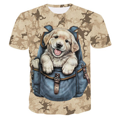 Wolf 3D Print Animal Cool Funny T-Shirt