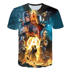 Marvel Avengers Endgame 3D print t-shirts